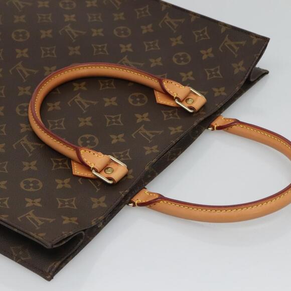 LOUIS VUITTON Monogram Sac Plat Hand Bag M51140 - Picture 6 of 16